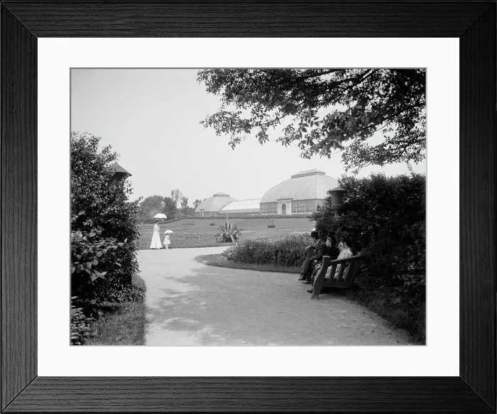 Framed Print : Conservatory, Washington Park, Chicago, Ill. between 1900 and 1910. Creator: Unknown Framed Print : Conservatory, Washington Park, Chicago, Ill. between 1900 and 1910. Creator: Unknown