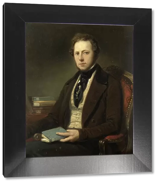Portrait of a Man, perhaps Petrus Augustus de Genestet (1829-1861), 1830-1860. Creator: Nicolaas Pieneman