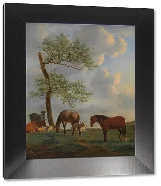 Pasture with Horses and Cattle, 1660. Creator: Adriaen van de Velde