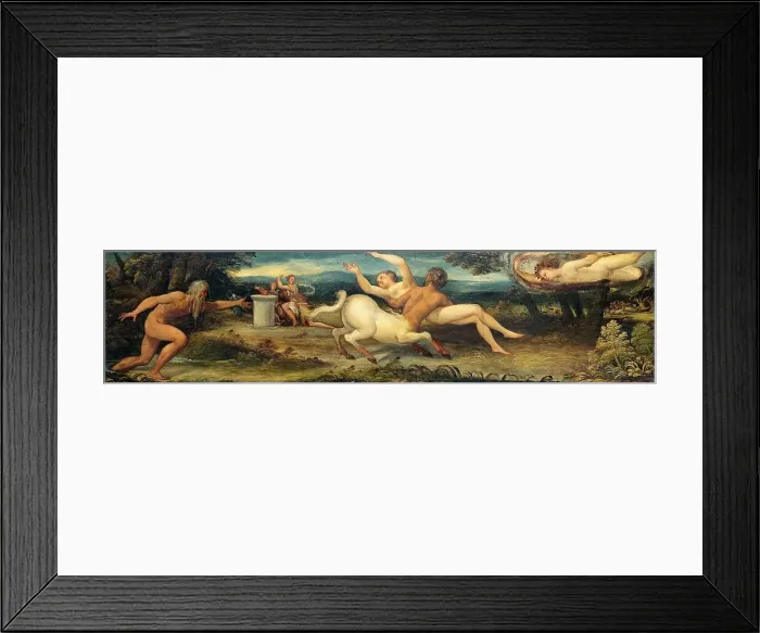 Framed Print : Nessus and Deianira, 1540-1560. Creator: Lambert Sustris Framed Print : Nessus and Deianira, 1540-1560. Creator: Lambert Sustris