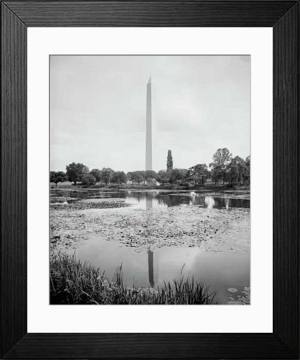 Framed Print : Washington Monument, Washington, D.C. between 1900 and 1910. Creator: Unknown Framed Print : Washington Monument, Washington, D.C. between 1900 and 1910. Creator: Unknown