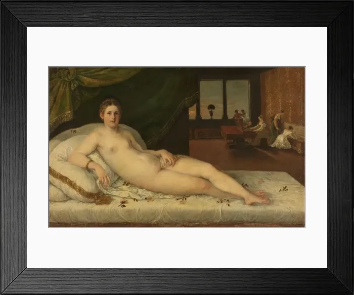 Framed Print : Reclining Venus, c.1540-c.1560. Creator: Lambert Sustris Framed Print : Reclining Venus, c.1540-c.1560. Creator: Lambert Sustris