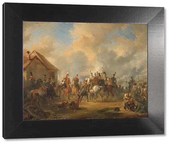 The Battle of Bautersem during the Ten Days Campaign, 1833. Creator: Nicolaas Pieneman