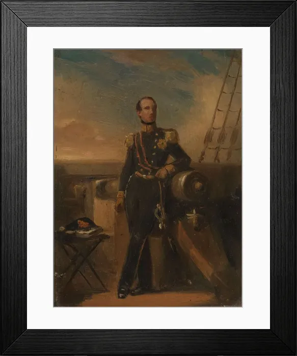 Framed Print : Portrait of Hendrik, Prince of the Netherlands, 1840-1850. Creator: Nicolaas Pieneman Framed Print : Portrait of Hendrik, Prince of the Netherlands, 1840-1850. Creator: Nicolaas Pieneman