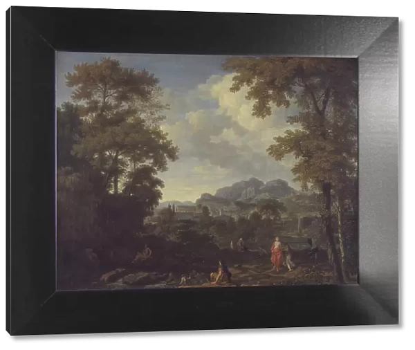 Classical Landscape with Diana (?) and her Nymphs, 1661-1726. Creators: Johannes Glauber, Gerard de Lairesse
