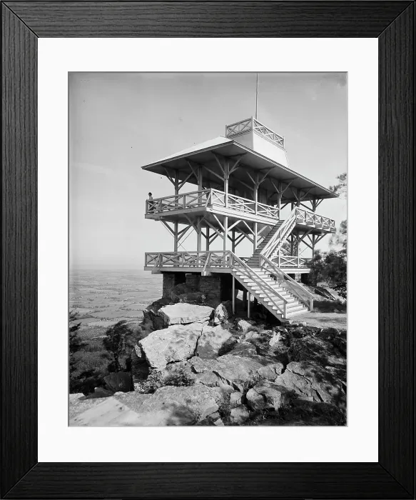 Framed Print : High Rock Observatory, near Pen Mar Park, Maryland, between 1900 and 1910. Creator: Unknown Framed Print : High Rock Observatory, near Pen Mar Park, Maryland, between 1900 and 1910. Creator: Unknown