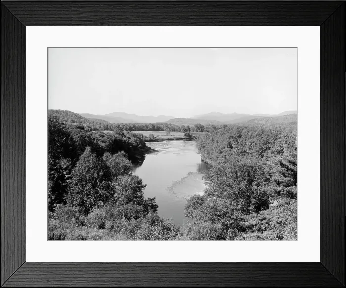 Framed Print : Pemigewasset Valley and Franconia Mountains from West Campton, West Campton, N.H. c1900-1910. Creator: Unknown Framed Print : Pemigewasset Valley and Franconia Mountains from West Campton, West Campton, N.H. c1900-1910. Creator: Unknown