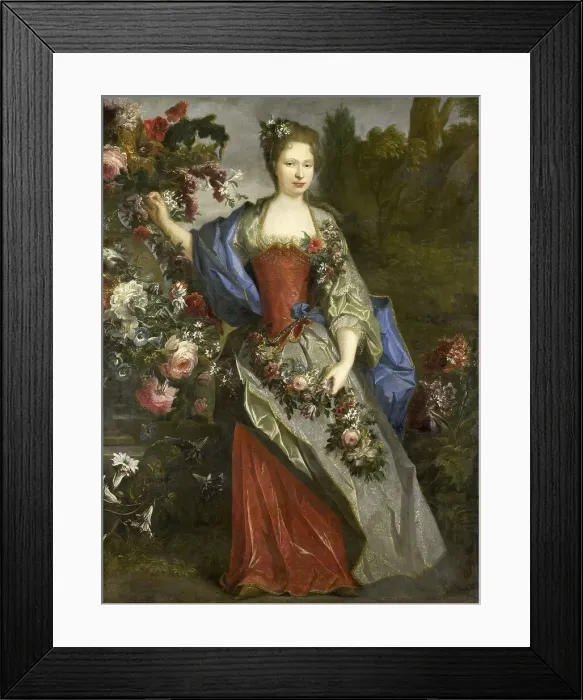 Framed Print : Portrait of a Woman, according to tradition Marie Louise Elisabeth d'Orléans (1695-1719), Duchesse d Creator: School of Nicolas de Largillière Framed Print : Portrait of a Woman, according to tradition Marie Louise Elisabeth d'Orléans (1695-1719), Duchesse d Creator: School of Nicolas de Largillière