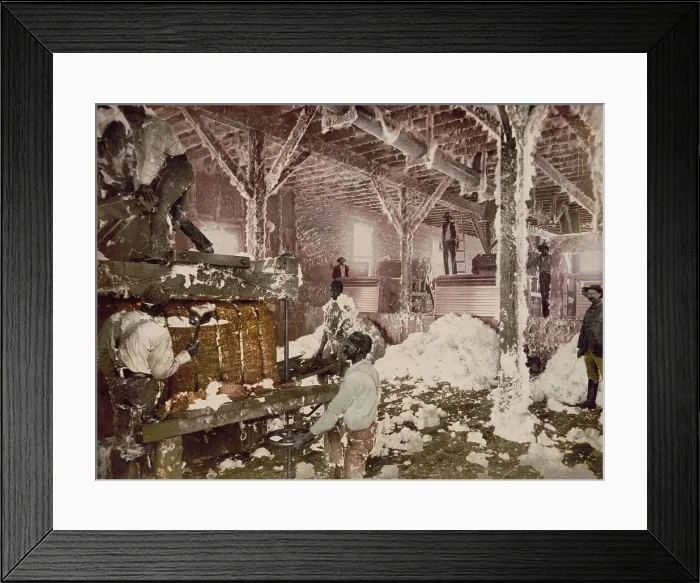 Framed Print : Mississippi cotton gin at Dahomey, 1899. Creator: Unknown Framed Print : Mississippi cotton gin at Dahomey, 1899. Creator: Unknown