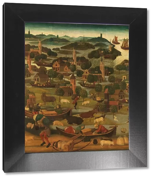 The Saint Elizabeth's Day Flood, c.1490-c.1495. Creator: Master of the St Elizabeth Panels