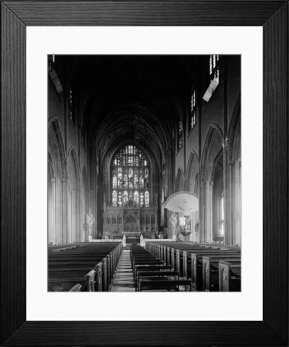 Framed Print : Interior, Trinity Church, New York, N.Y. c1907. Creator: Unknown Framed Print : Interior, Trinity Church, New York, N.Y. c1907. Creator: Unknown
