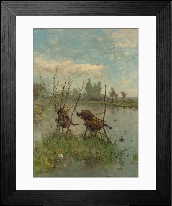 Framed Print : Ducks Nests, c.1890-c.1900. Creator: Paul Joseph Constantin Gabriel Framed Print : Ducks Nests, c.1890-c.1900. Creator: Paul Joseph Constantin Gabriel