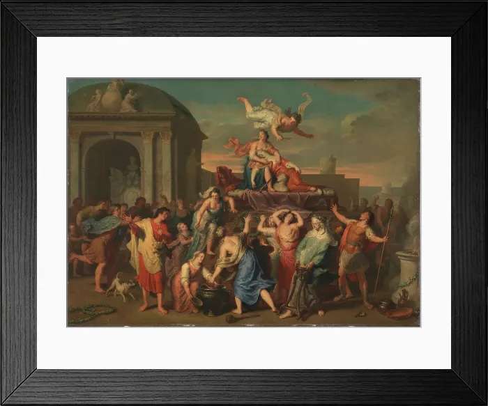Framed Print : Death of Dido, 1663-1733. Creator: Gerard Hoet