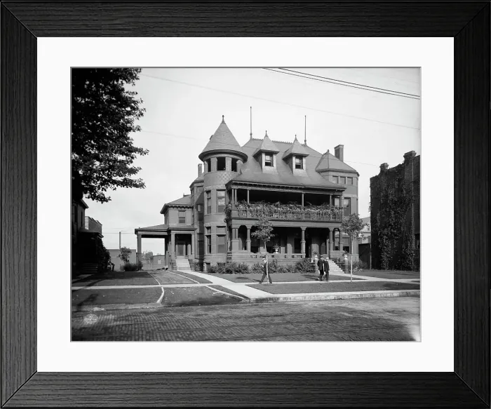 Framed Print : East Saginaw Club, Saginaw, Mich. c1908. Creator: Unknown Framed Print : East Saginaw Club, Saginaw, Mich. c1908. Creator: Unknown