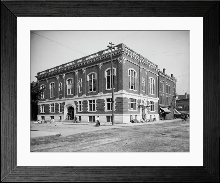 Framed Print : Elks Temple, Saginaw, Mich. between 1900 and 1910. Creator: Unknown Framed Print : Elks Temple, Saginaw, Mich. between 1900 and 1910. Creator: Unknown