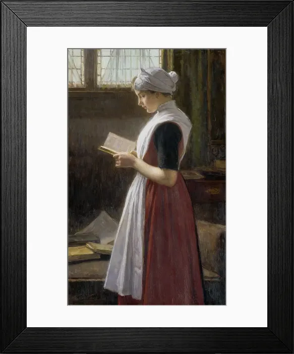 Framed Print : Amsterdam Orphan Girl, c.1890-c.1910. Creator: Nicolaes van der Waay Framed Print : Amsterdam Orphan Girl, c.1890-c.1910. Creator: Nicolaes van der Waay
