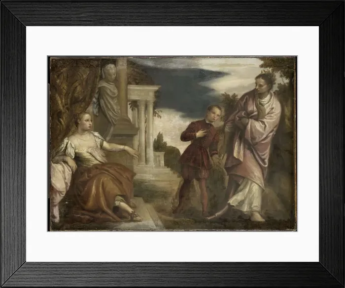 Framed Print : The Choice between Virtue and Passion, 1590-1680. Creator: Unknown Framed Print : The Choice between Virtue and Passion, 1590-1680. Creator: Unknown