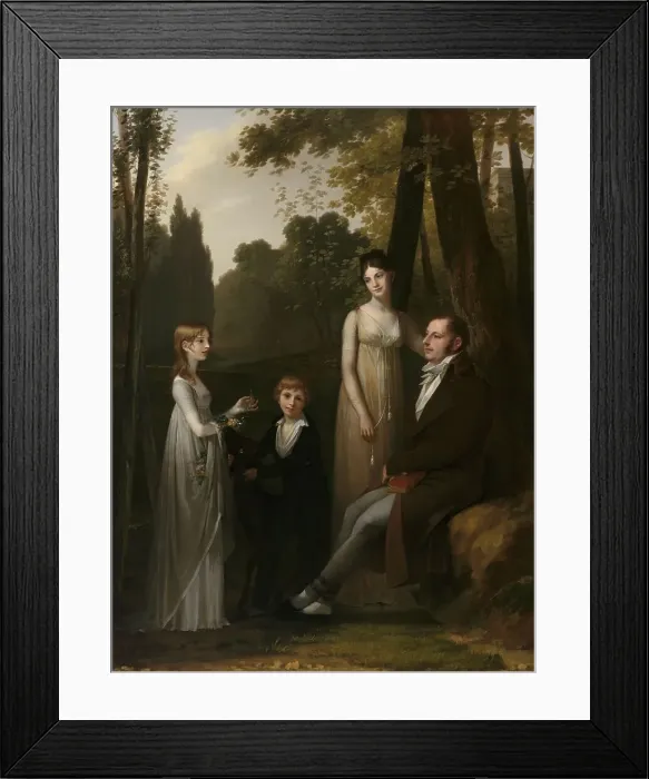 Framed Print : Portrait of Rutger Jan Schimmelpenninck and his Family, 1801-1802. Creator: Pierre-Paul Prud'hon Framed Print : Portrait of Rutger Jan Schimmelpenninck and his Family, 1801-1802. Creator: Pierre-Paul Prud'hon