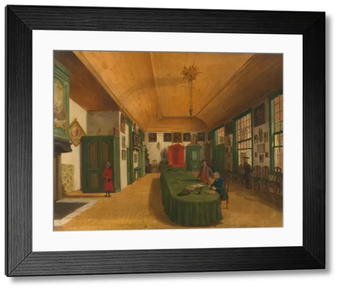 Framed Print : The Hall of the Artistic Society Kunst wordt door Arbeid verkregen (Art is Acquired through Labor) Creator: Paulus Constantijn la Fargue Framed Print : The Hall of the Artistic Society Kunst wordt door Arbeid verkregen (Art is Acquired through Labor) Creator: Paulus Constantijn la Fargue