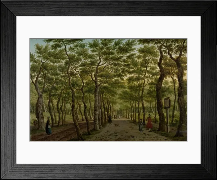 Framed Print : Footpath in the Haagse Bos, 1778. Creator: Paulus Constantijn la Fargue Framed Print : Footpath in the Haagse Bos, 1778. Creator: Paulus Constantijn la Fargue