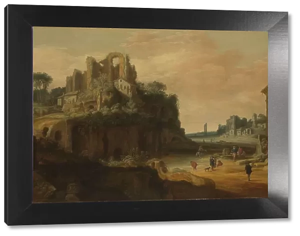 Roman Landscape with Ruins, c.1629-1630. Creator: Pieter Anthonisz van Groenewegen