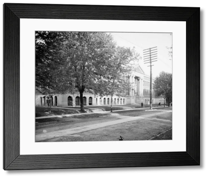 Framed Print : Manual training school, Saginaw, Mich. between 1900 and 1910. Creator: Unknown Framed Print : Manual training school, Saginaw, Mich. between 1900 and 1910. Creator: Unknown