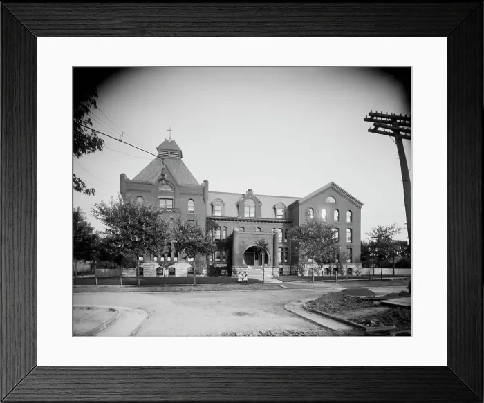 Framed Print : St. Vincent's Orphan's Home, Saginaw, Mich. between 1900 and 1910. Creator: Unknown Framed Print : St. Vincent's Orphan's Home, Saginaw, Mich. between 1900 and 1910. Creator: Unknown