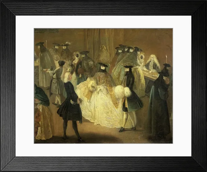 Framed Print : The Casino, 1720-1790. Creator: Unknown Framed Print : The Casino, 1720-1790. Creator: Unknown
