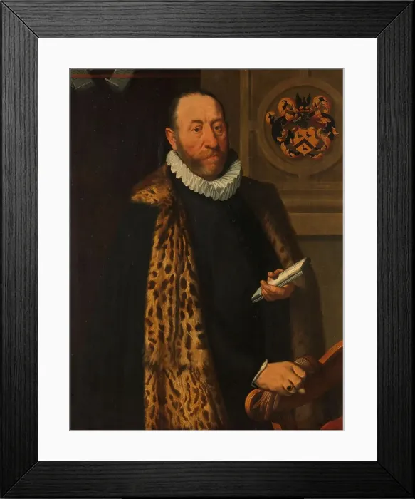 Framed Print : Portrait of Mattheus Augustijnsz Steyn, Councilor in the College of the Admiralty of the Northern Qu Creator: Pieter Pietersz the Younger Framed Print : Portrait of Mattheus Augustijnsz Steyn, Councilor in the College of the Admiralty of the Northern Qu Creator: Pieter Pietersz the Younger