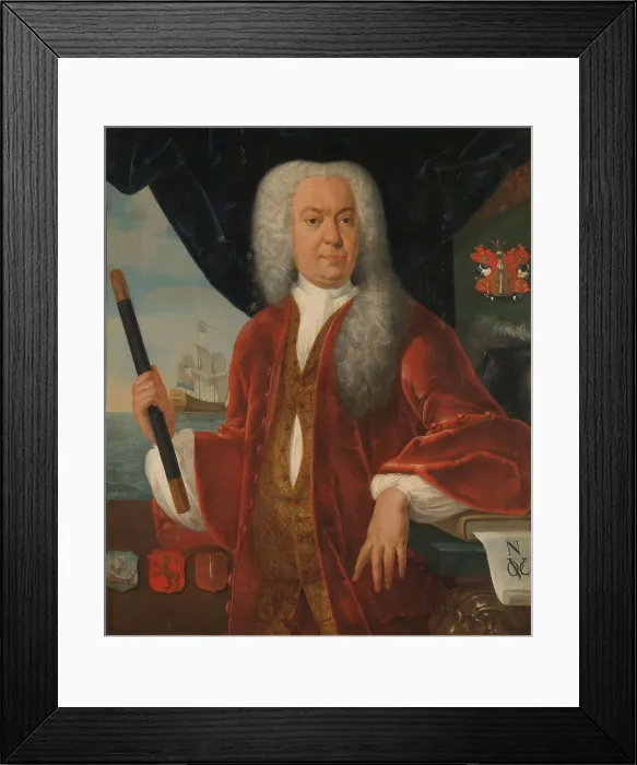 Framed Print : Adriaan Valckenier (1737-1741), 1737. Creator: Theodorus Justinus Rheen Framed Print : Adriaan Valckenier (1737-1741), 1737. Creator: Theodorus Justinus Rheen
