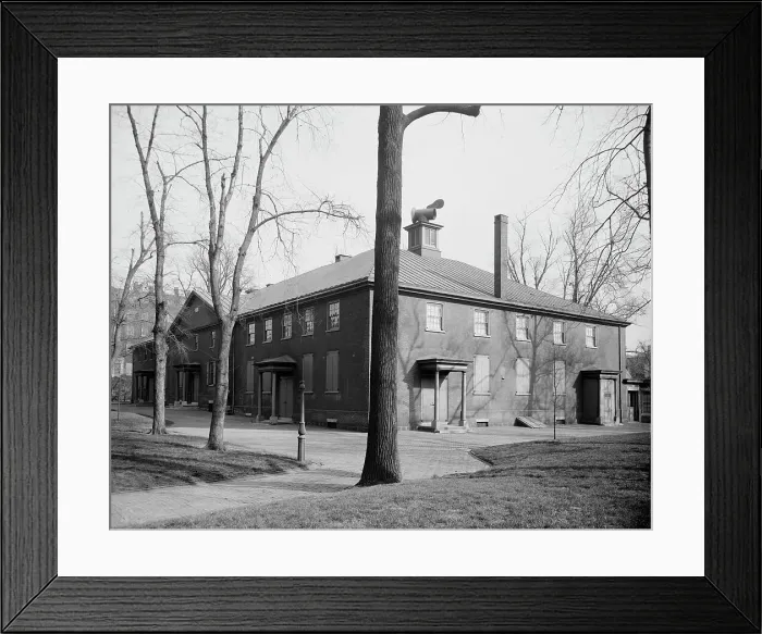 Framed Print : Arch Street Friends Meeting House, Philadelphia, Pa. c1908. Creator: Unknown Framed Print : Arch Street Friends Meeting House, Philadelphia, Pa. c1908. Creator: Unknown