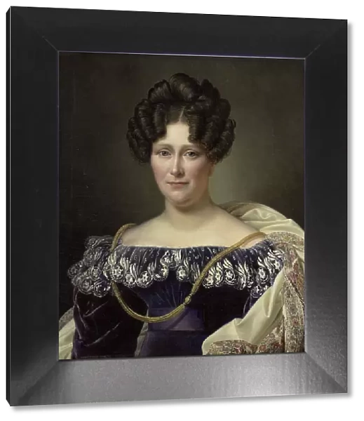Johanna Henriette Engelen (1789-1878), second Wife of Daniel Francis Schas, 1826. Creator: Alexandre-Jean Dubois-Drahonet