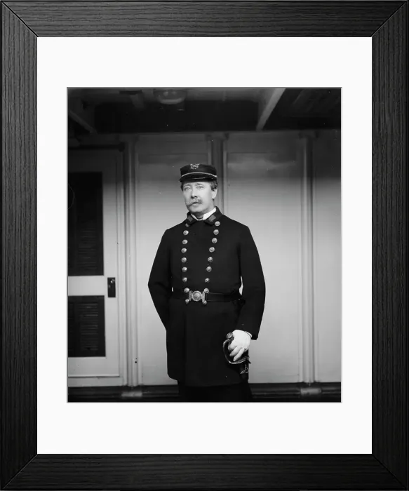 Framed Print : U.S.S. Brooklyn, pay clerk Ramsey, between 1896 and 1899. Creator: Unknown Framed Print : U.S.S. Brooklyn, pay clerk Ramsey, between 1896 and 1899. Creator: Unknown