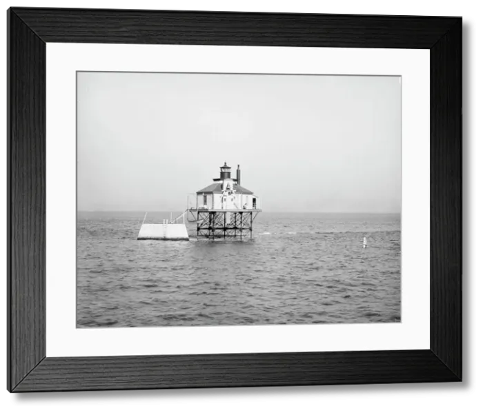 Framed Print : Bug Light, Boston, Mass. c1906. Creator: Unknown Framed Print : Bug Light, Boston, Mass. c1906. Creator: Unknown
