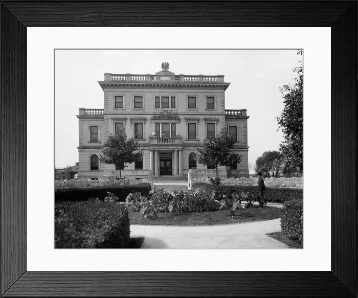 Framed Print : Commandant's office, League Island Navy Yard, Philadelphia, Pa. c1908. Creator: Unknown Framed Print : Commandant's office, League Island Navy Yard, Philadelphia, Pa. c1908. Creator: Unknown