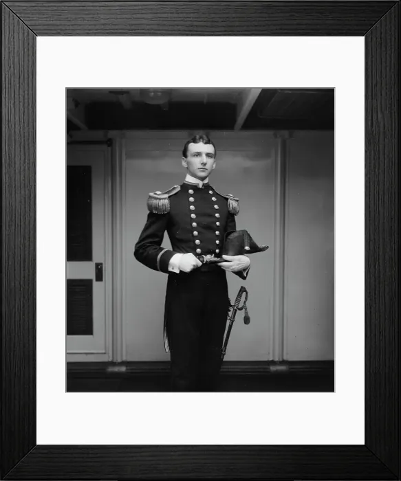 Framed Print : U.S.S. Brooklyn, Mr. Sandoy, between 1896 and 1899. Creator: Unknown Framed Print : U.S.S. Brooklyn, Mr. Sandoy, between 1896 and 1899. Creator: Unknown