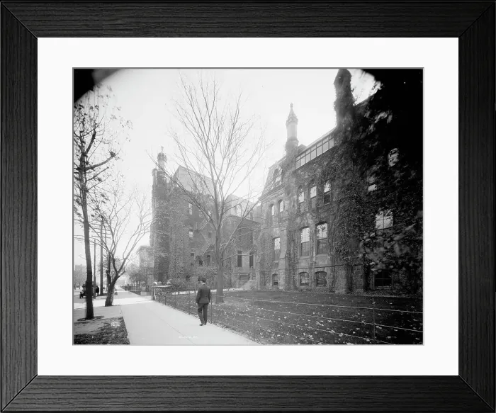 Framed Print : University Hospital, U. of Pa. Philadelphia, Pa. between 1900 and 1910. Creator: Unknown Framed Print : University Hospital, U. of Pa. Philadelphia, Pa. between 1900 and 1910. Creator: Unknown
