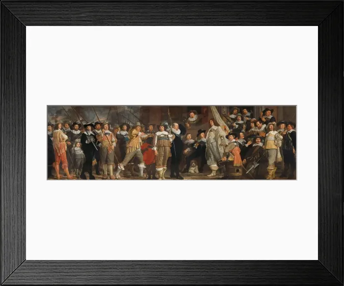 Framed Print : Militia Company of District VIII under the Command of Captain Roelof Bicker, c.1640-c.1643. Creator: Bartholomeus van der Helst Framed Print : Militia Company of District VIII under the Command of Captain Roelof Bicker, c.1640-c.1643. Creator: Bartholomeus van der Helst