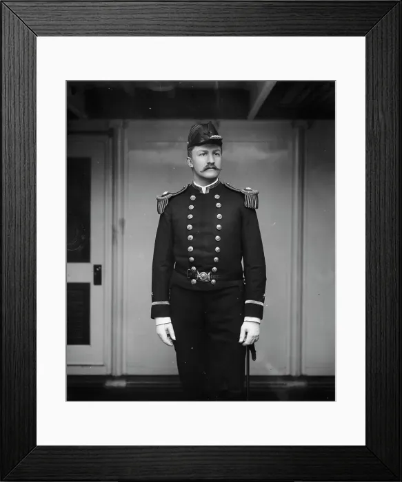 Framed Print : U.S.S. Brooklyn, Ensign Webster, between 1896 and 1899. Creator: Unknown Framed Print : U.S.S. Brooklyn, Ensign Webster, between 1896 and 1899. Creator: Unknown