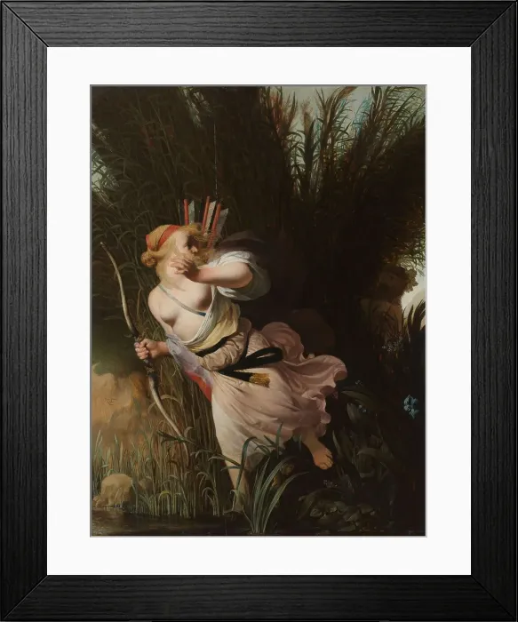 Framed Print : Pan and Syrinx, c.1637-c.1640. Creator: Caesar Boëtius van Everdingen Framed Print : Pan and Syrinx, c.1637-c.1640. Creator: Caesar Boëtius van Everdingen