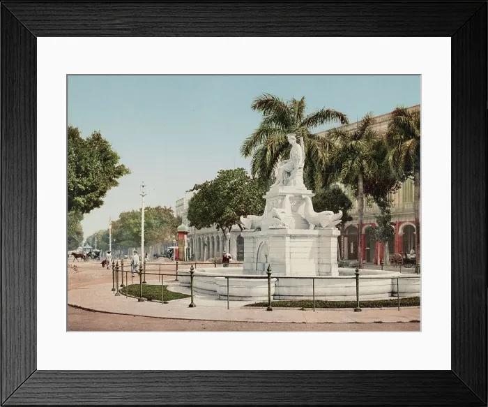 Framed Print : Pila de la India, Habana, c1900. Creator: William H. Jackson Framed Print : Pila de la India, Habana, c1900. Creator: William H. Jackson