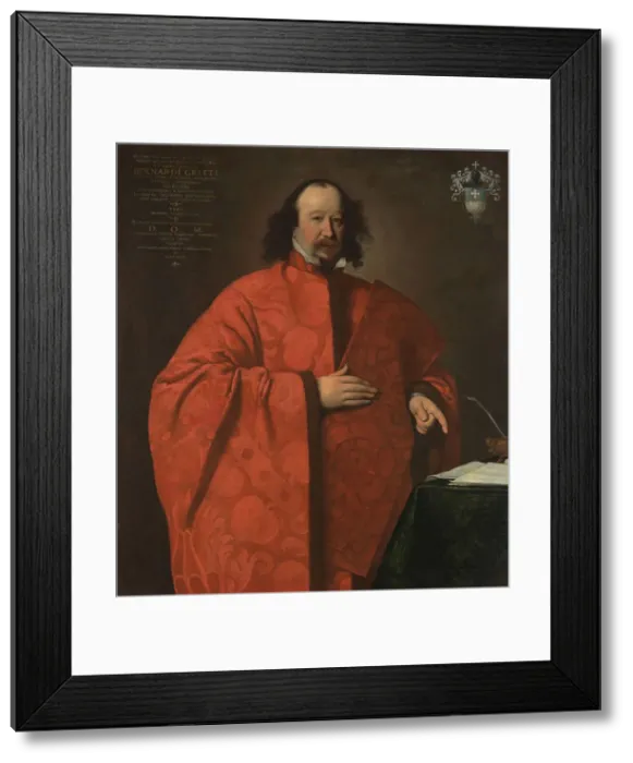 Framed Print : Bernardo Gritti, Proprefect of Bergamo, 1646. Creator: Carlo Ceresa