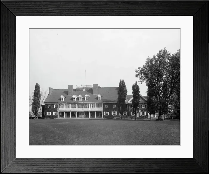 Framed Print : Men's building, Manheim Club, Germantown, Philadelphia, Pa. c1908. Creator: Unknown Framed Print : Men's building, Manheim Club, Germantown, Philadelphia, Pa. c1908. Creator: Unknown