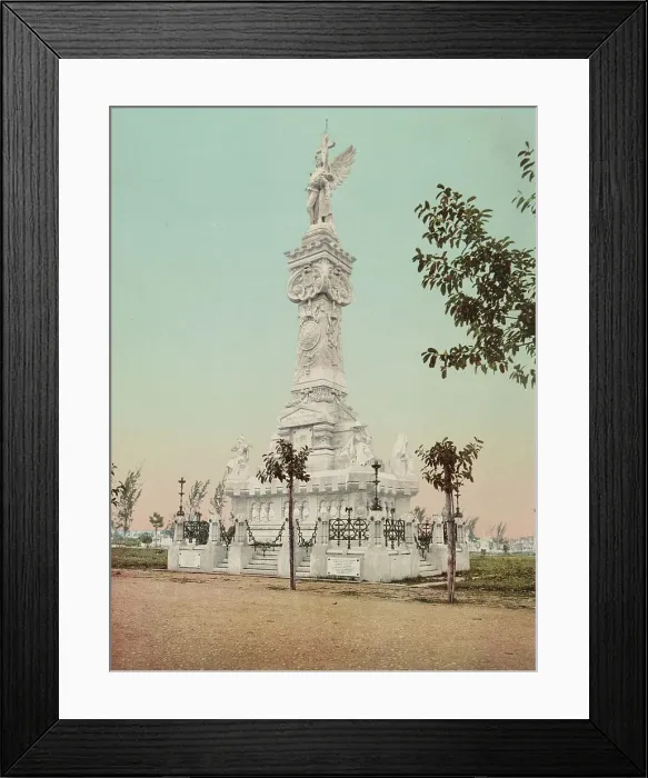 Framed Print : Monumento a los Bomberos, Habana, c1900. Creator: William H. Jackson Framed Print : Monumento a los Bomberos, Habana, c1900. Creator: William H. Jackson