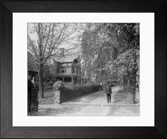 Framed Print : Wayne Ave. Germantown, Philadelphia, Pa. c1908. Creator: Unknown Framed Print : Wayne Ave. Germantown, Philadelphia, Pa. c1908. Creator: Unknown