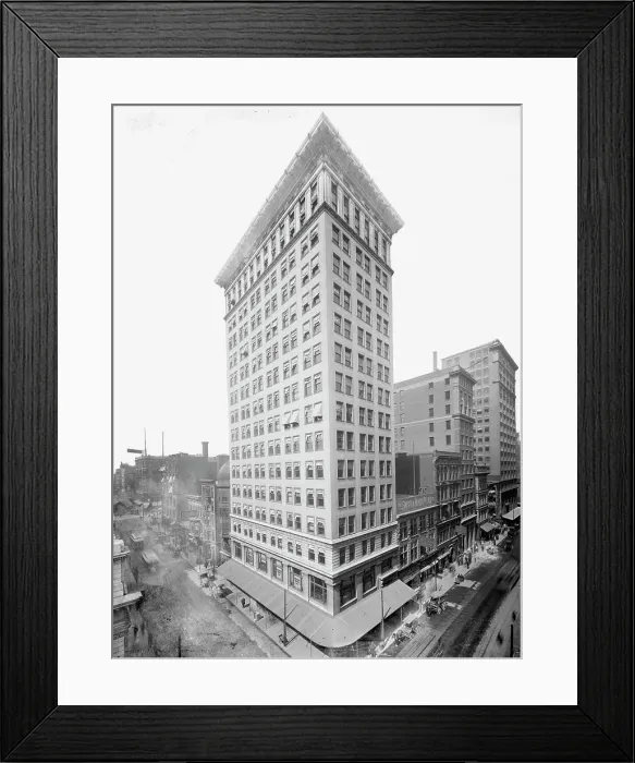 Framed Print : Ingall's Building, Cincinnati, Ohio. between 1900 and 1906. Creator: Unknown Framed Print : Ingall's Building, Cincinnati, Ohio. between 1900 and 1906. Creator: Unknown
