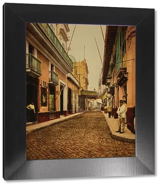 Calle de Habana, Habana, c1900. Creator: William H. Jackson