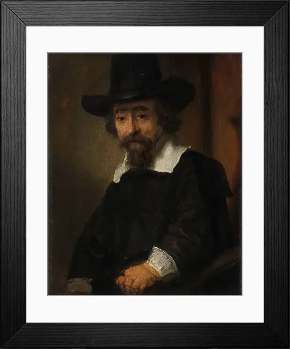 Framed Print : Portrait of Ephraim Bueno, 1645-1647. Creator: Rembrandt Harmensz van Rijn Framed Print : Portrait of Ephraim Bueno, 1645-1647. Creator: Rembrandt Harmensz van Rijn