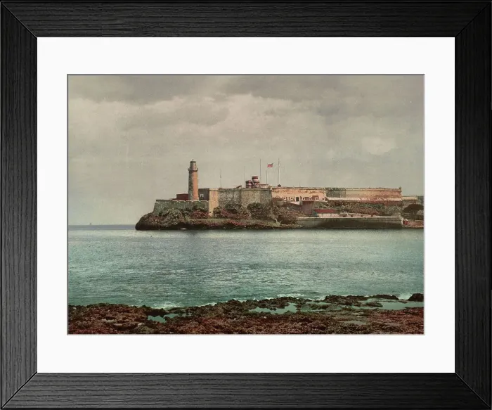 Framed Print : Castillo del Morro, Habana, c1900. Creator: William H. Jackson Framed Print : Castillo del Morro, Habana, c1900. Creator: William H. Jackson