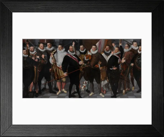 Framed Print : The Company of Captain Dirck Jacobsz Rosecrans and Lieutenant Pauw, 1588. Creator: Cornelius Ketel Framed Print : The Company of Captain Dirck Jacobsz Rosecrans and Lieutenant Pauw, 1588. Creator: Cornelius Ketel